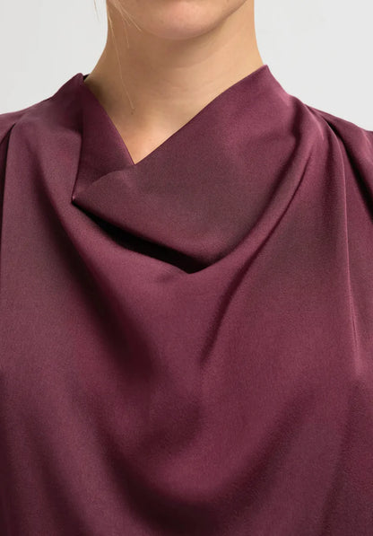 Selected Flaurina One Shoulder Cowl - Fig