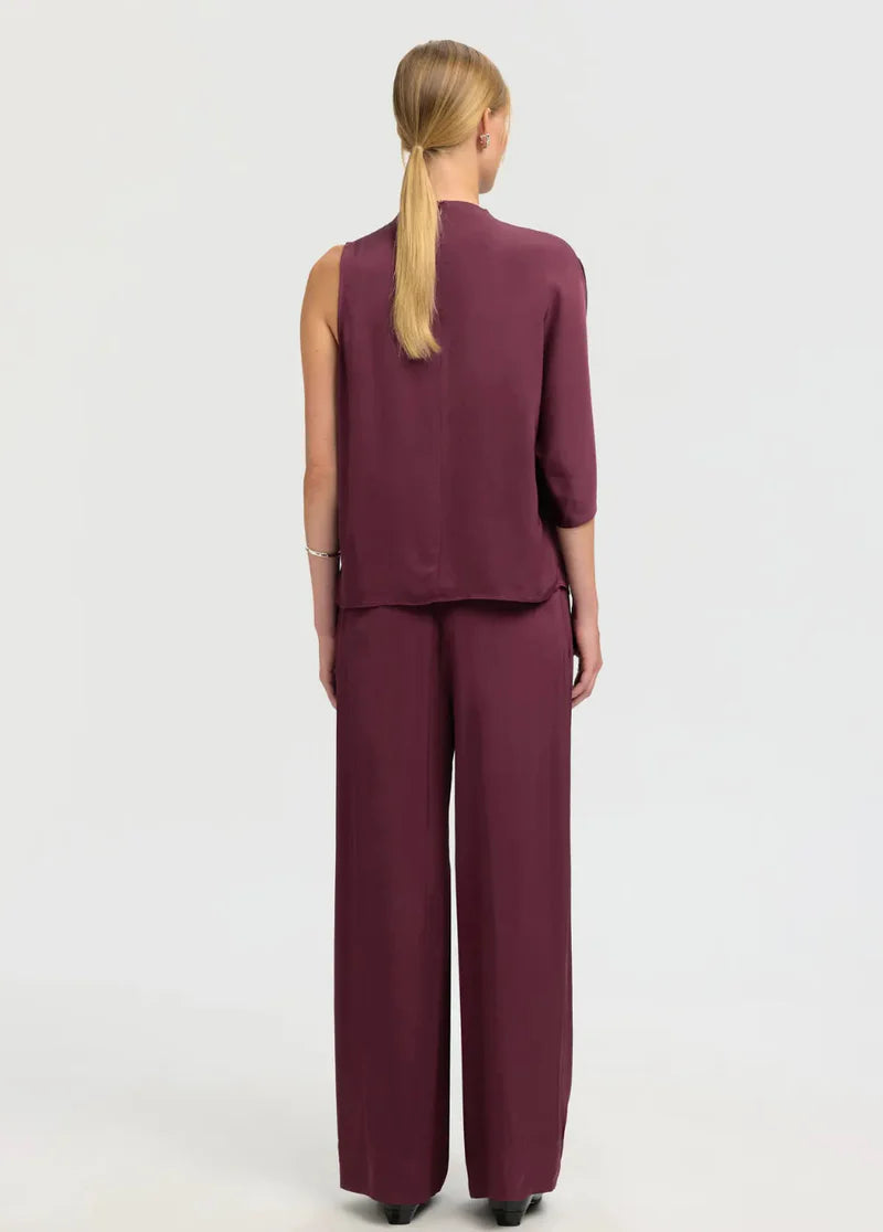 Selected Flaurina One Shoulder Cowl - Fig