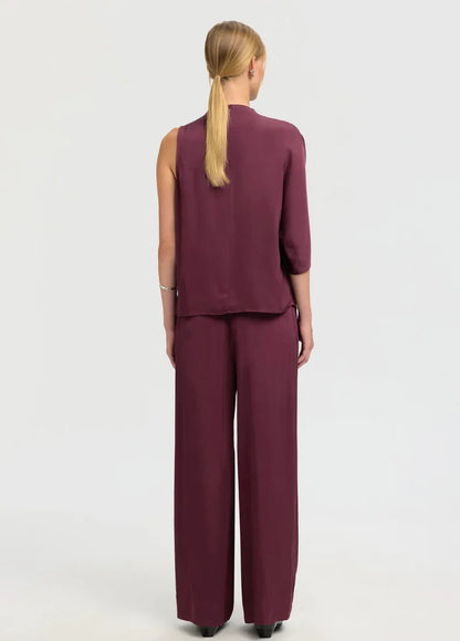 Selected Flaurina One Shoulder Cowl - Fig