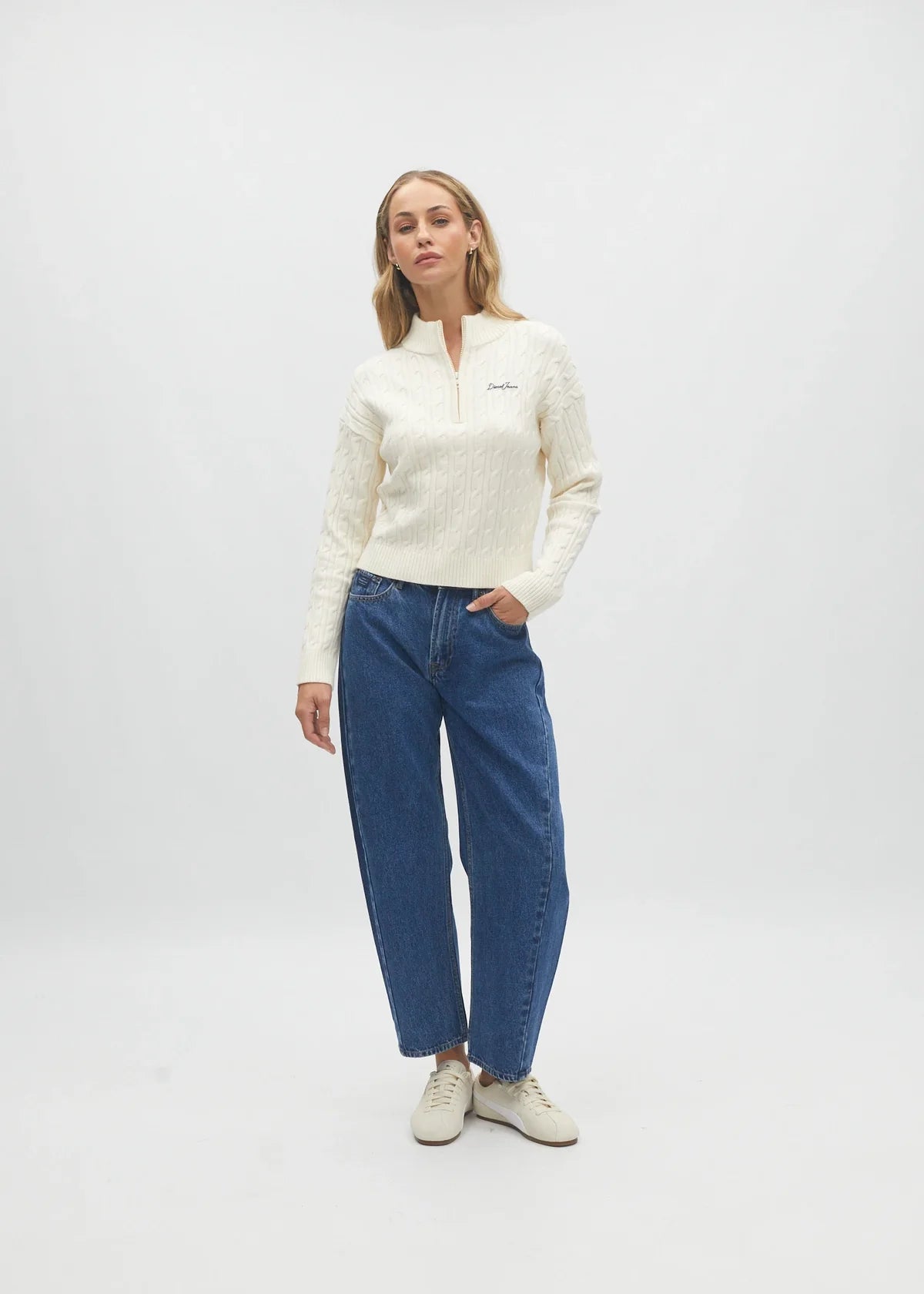 Diesel Giselle Knit - Dove White