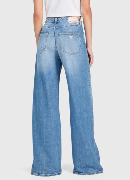 Guess Bellflower Denim Wide Leg Jeans