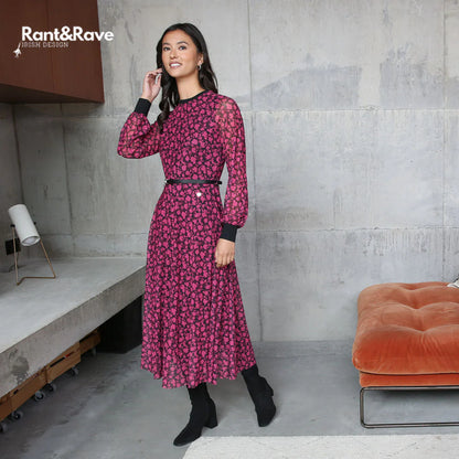 Rant & Rave Gwyneth Dress - Pink