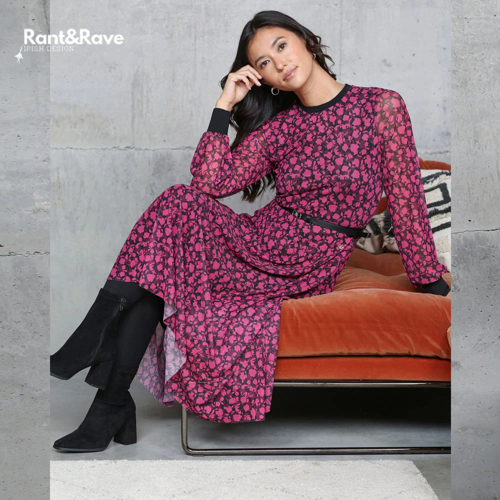 Rant & Rave Gwyneth Dress - Pink