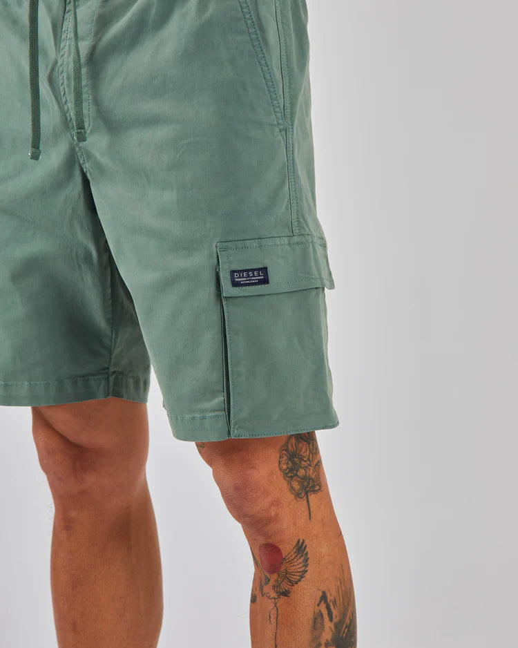 Diesel Gibson Drawcord Shorts - Dark Forest