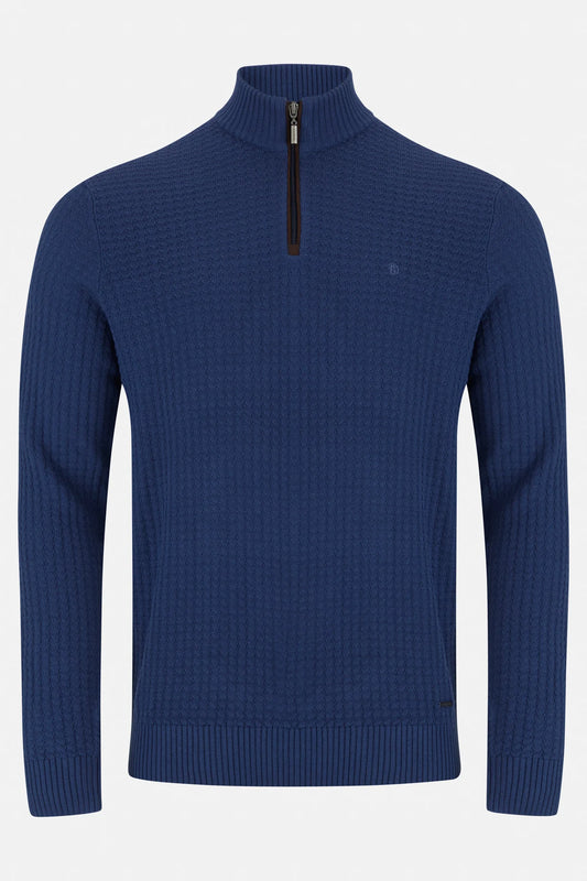 Benetti Gordon 1/4 Zip - Smoke