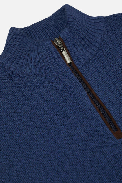 Benetti Gordon 1/4 Zip - Smoke