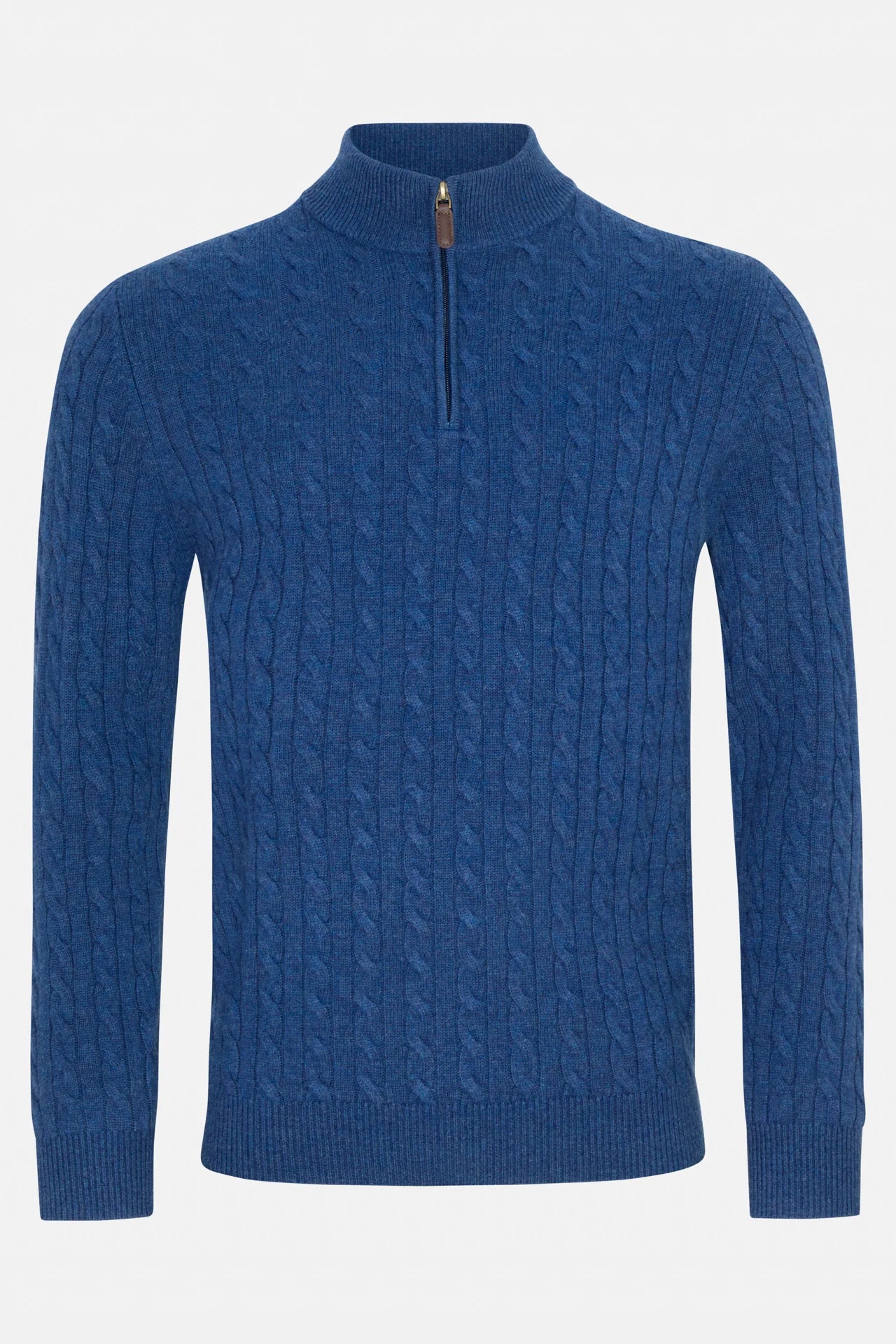 Benetti Grant 1/4 Zip Knit Jumper - Indigo