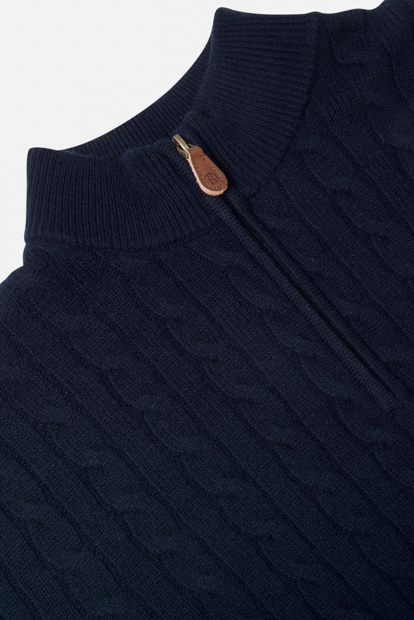 Benetti Grant 1/4 Zip Wool Knit - Navy
