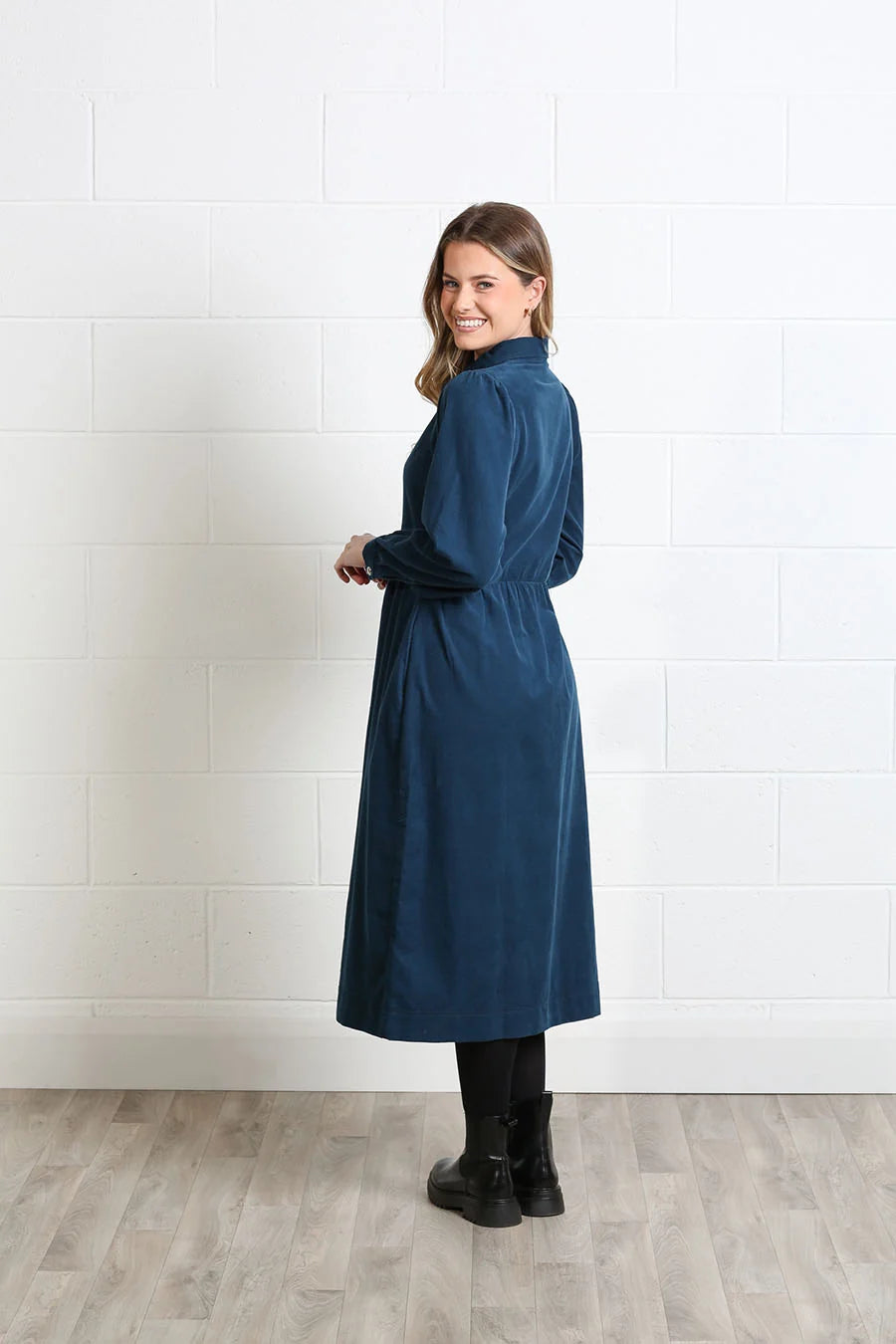 Rant & Rave Hazel Shirt Dress - Teal
