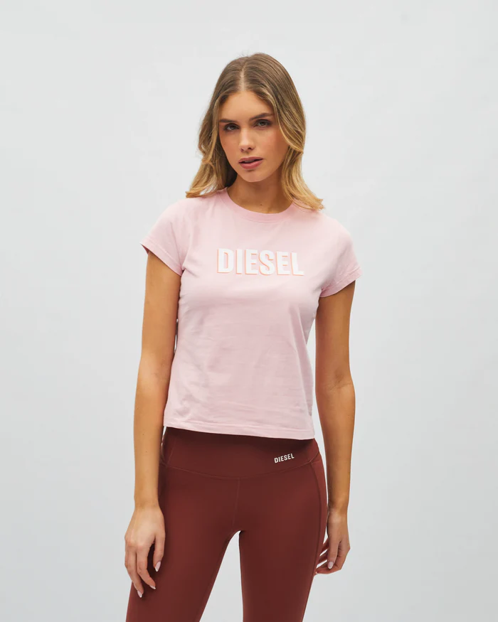 Diesel Helena Tee- Acid Pink