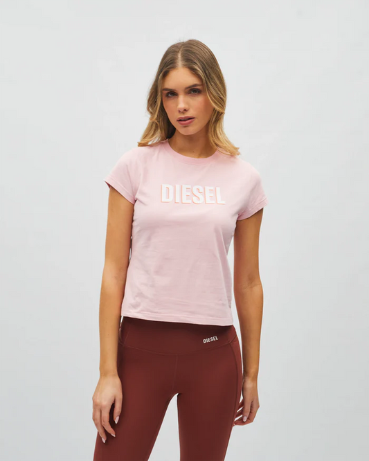 Diesel Helena Tee- Acid Pink