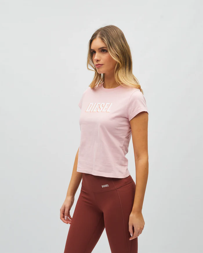 Diesel Helena Tee- Acid Pink