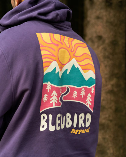 Bleubird Road Out Hoodie- Plum
