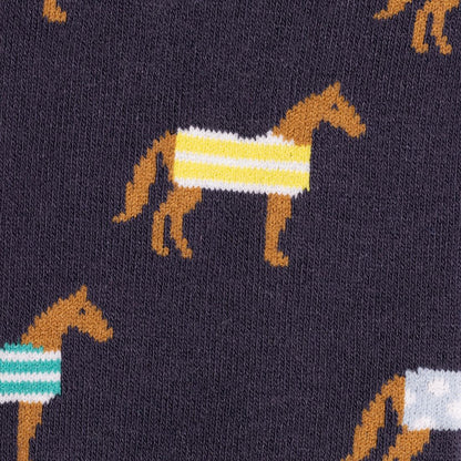 Swole Panda Bamboo Socks - Horse