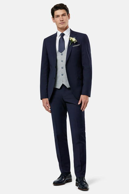 Benetti Harold Waistcoat - Silver