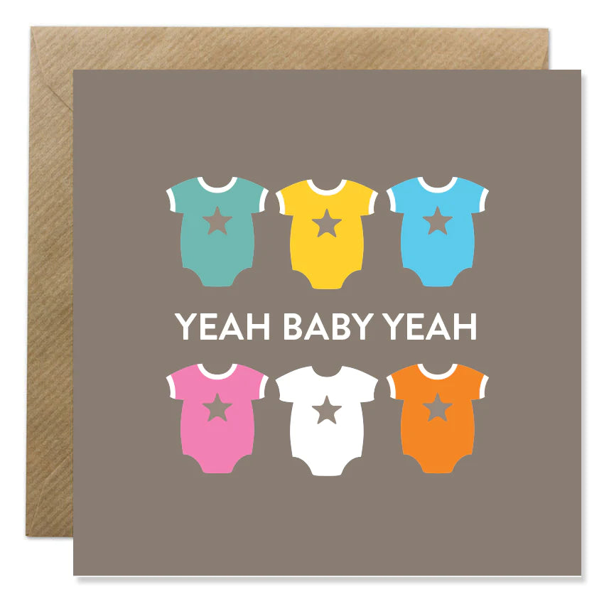 Bold Bunny Card - Yeah Baby Yeah