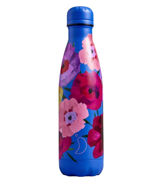 Chilly's 500ml Floral Water Bottle - Maxi Poppy