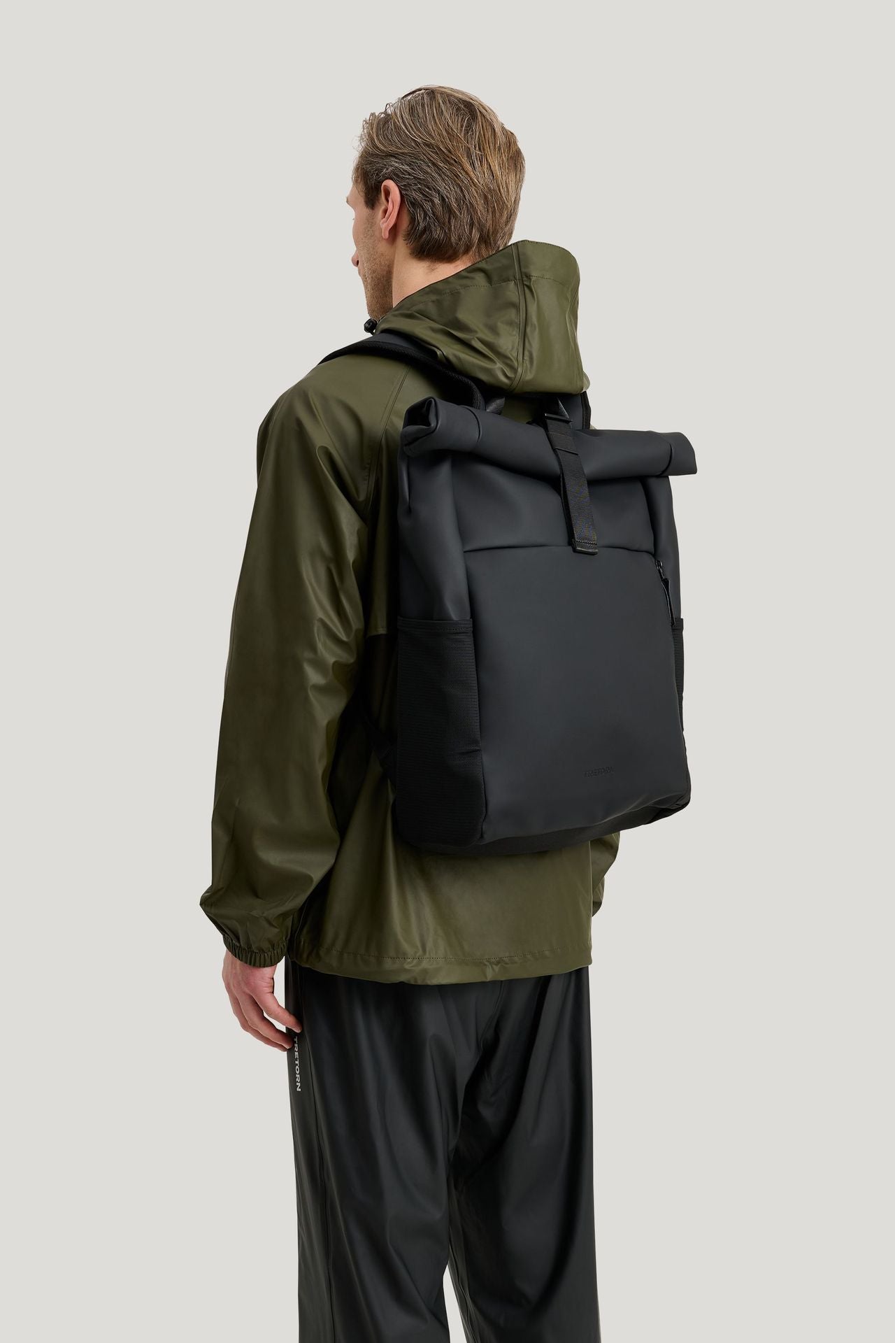 Tretorn Wings Rolltop Waterproof Bag - Black