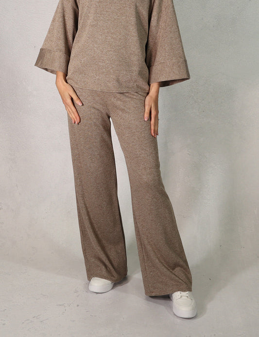 Deck Ribbed Trousers - Taupe