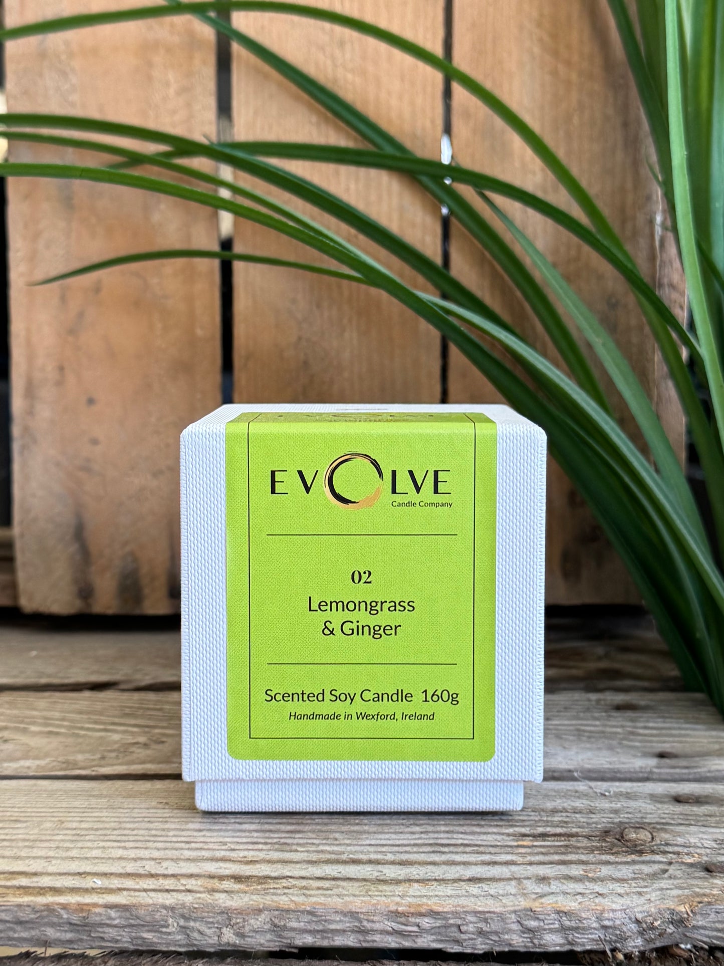 Evolve Soy Candle - 02 Lemongrass & Ginger