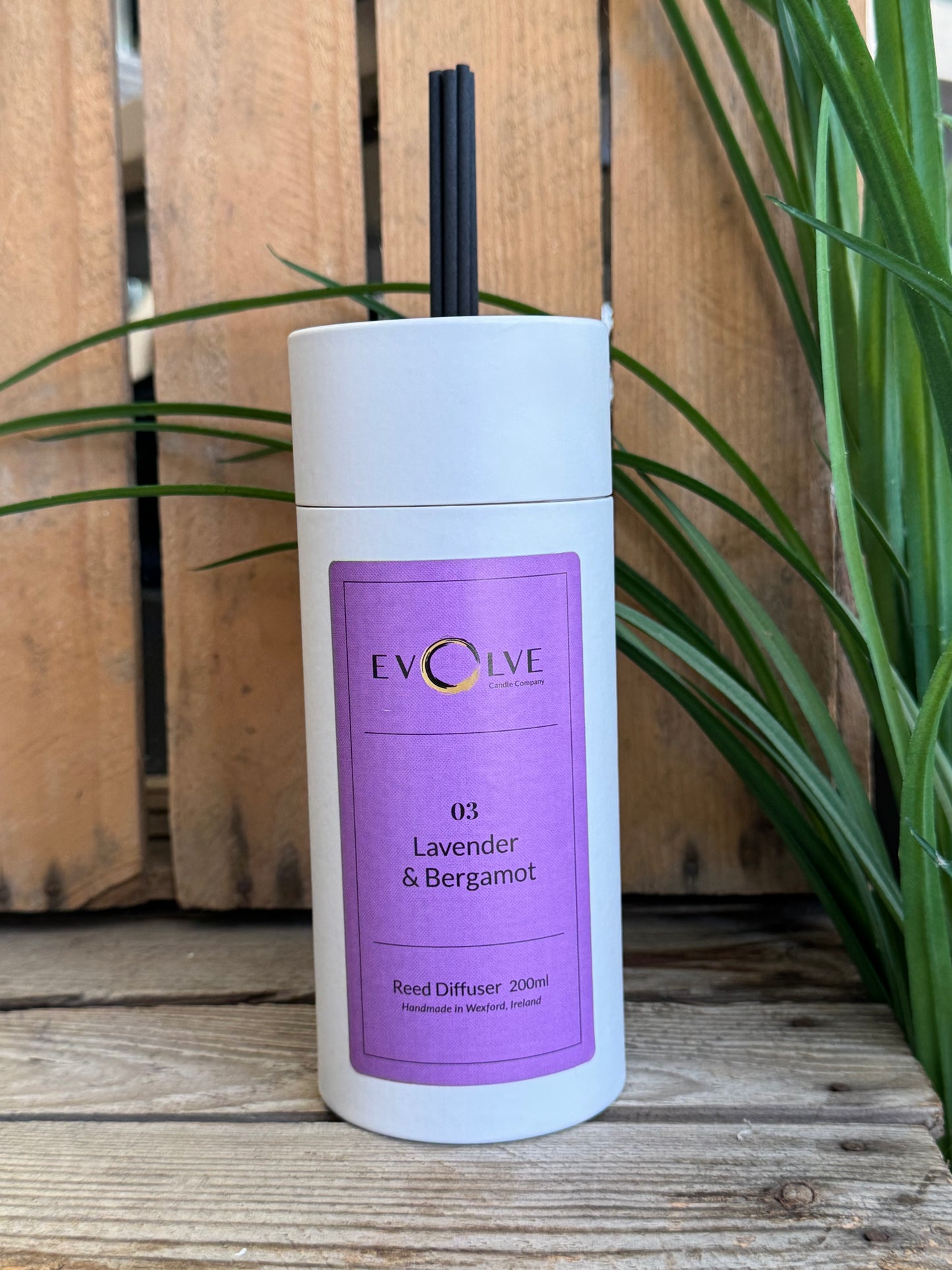 Evolve Reed Diffuser - 03 Lavender & Bergamot