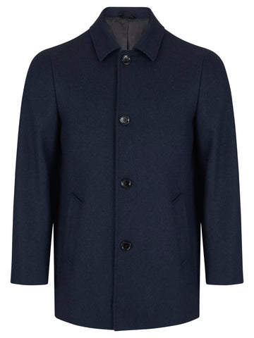 Daniel Grahame Bales Overcoat - Navy