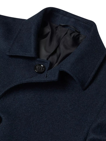 Daniel Grahame Bales Overcoat - Navy