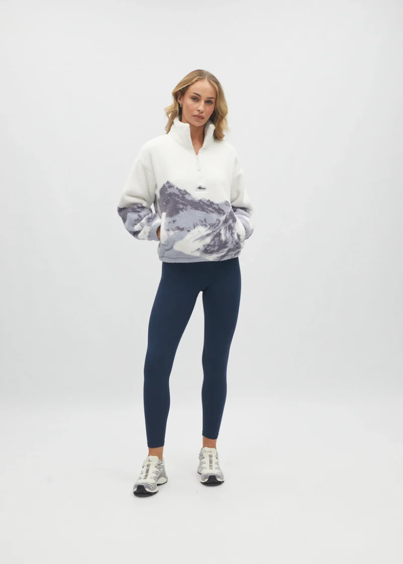 Diesel Nordic Half Zip - Multi Blue