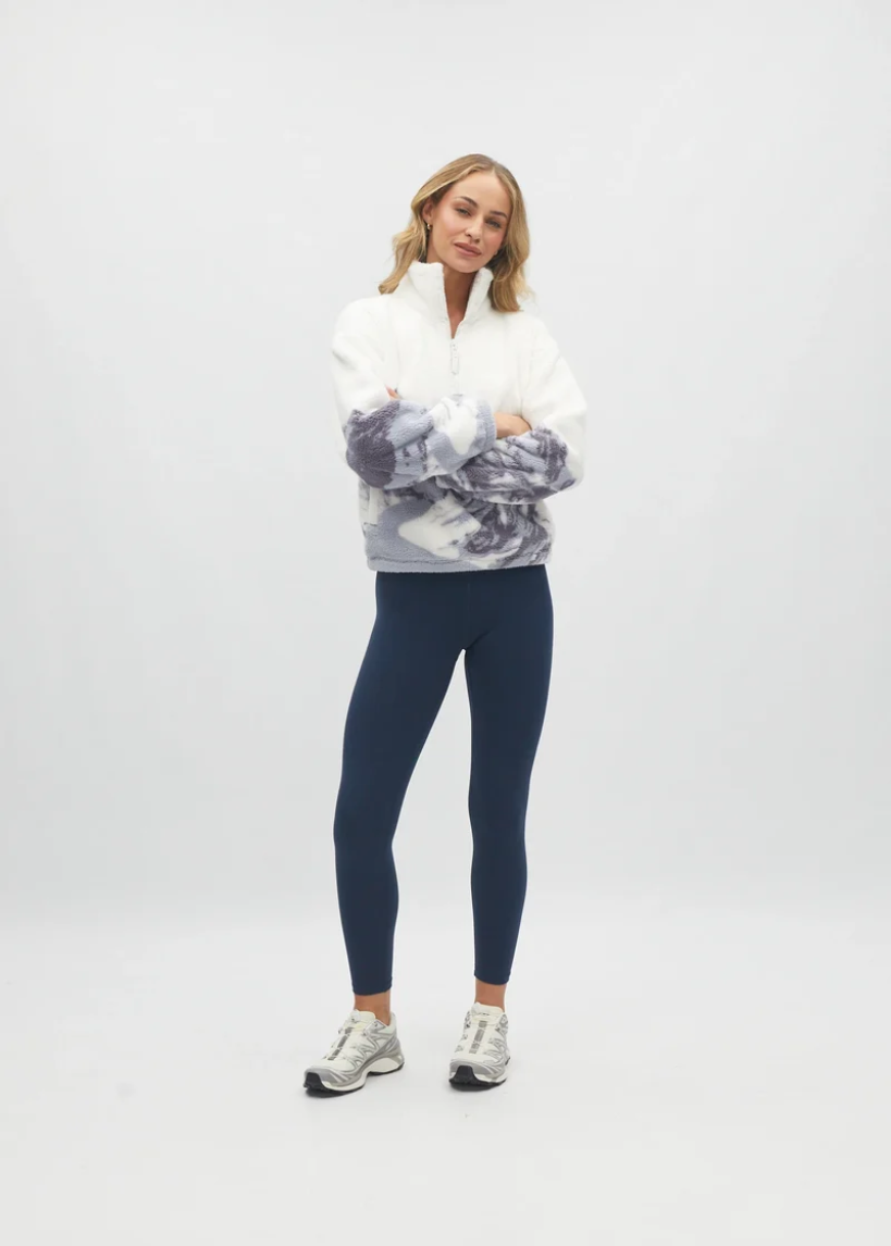 Diesel Nordic Half Zip - Multi Blue