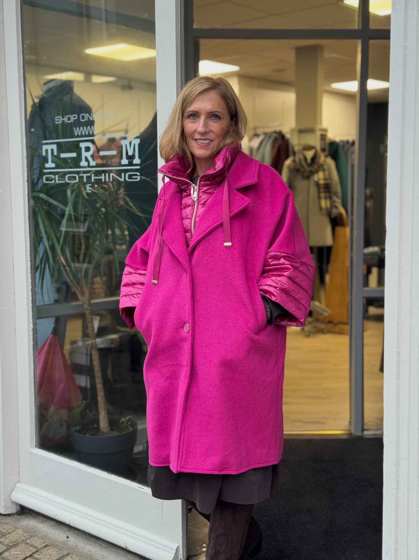 Deck Overcoat - Fuchsia