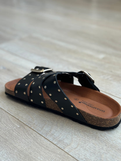 Tim & Simonsen Foxy Studded Sandal - Black