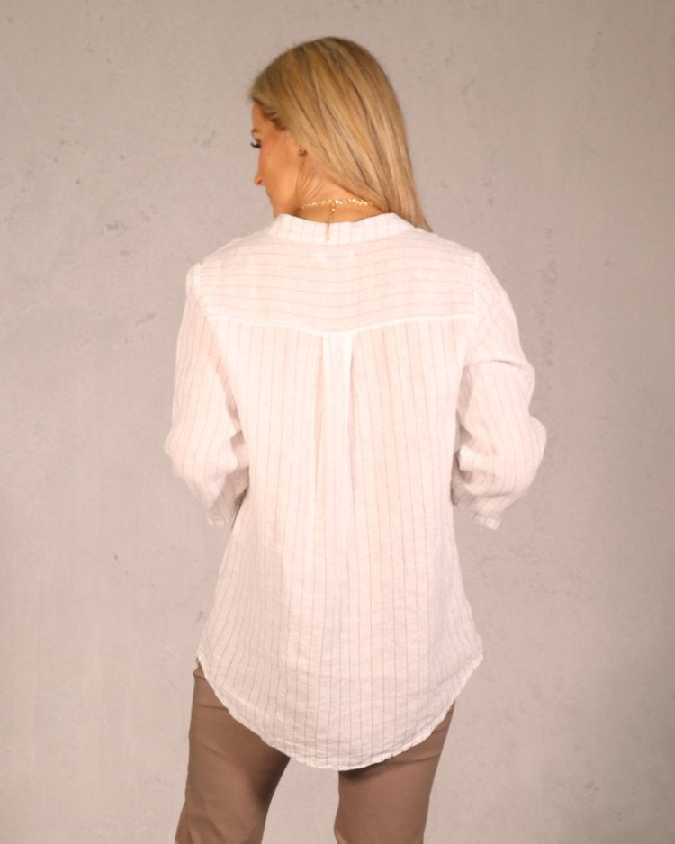 Deck Linen Shirt - White