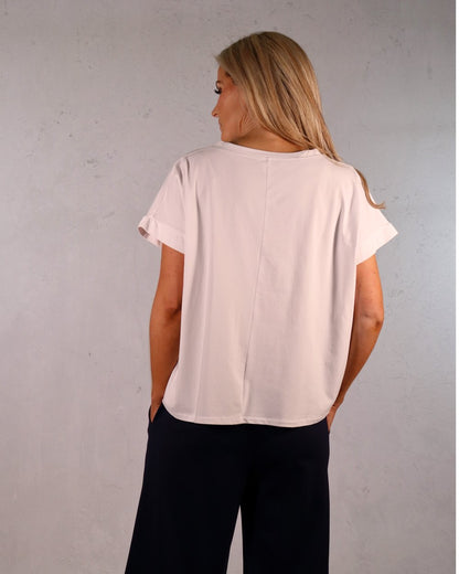 Deck Cotton T-Shirt With Metallic Detail