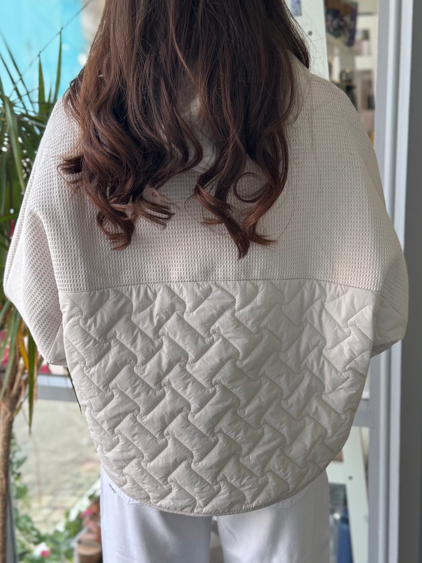 Deck Batwing Jacket - Cream