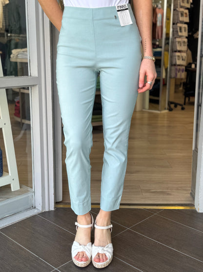 Pinns Buttercup Bengaline Ankle Grazer Trouser - Duck Egg