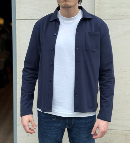 Casual Friday Edstorm Pique Cardigan - Navy