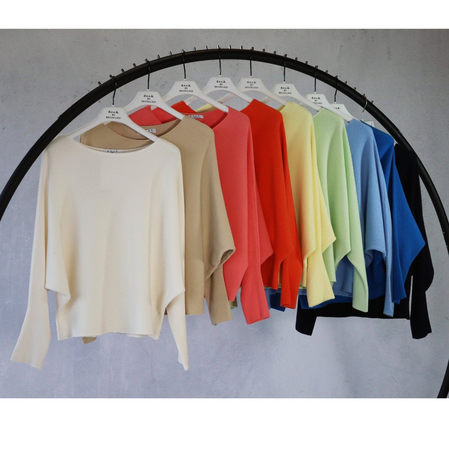 Deck Ribbed Batwing Jumper