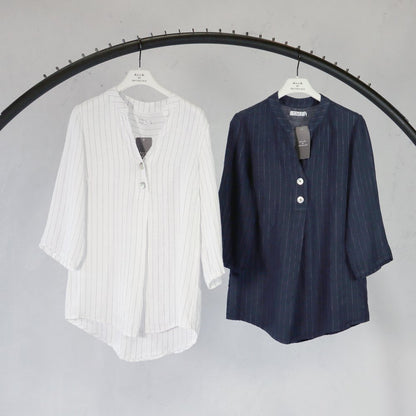 Deck Linen Shirt - White