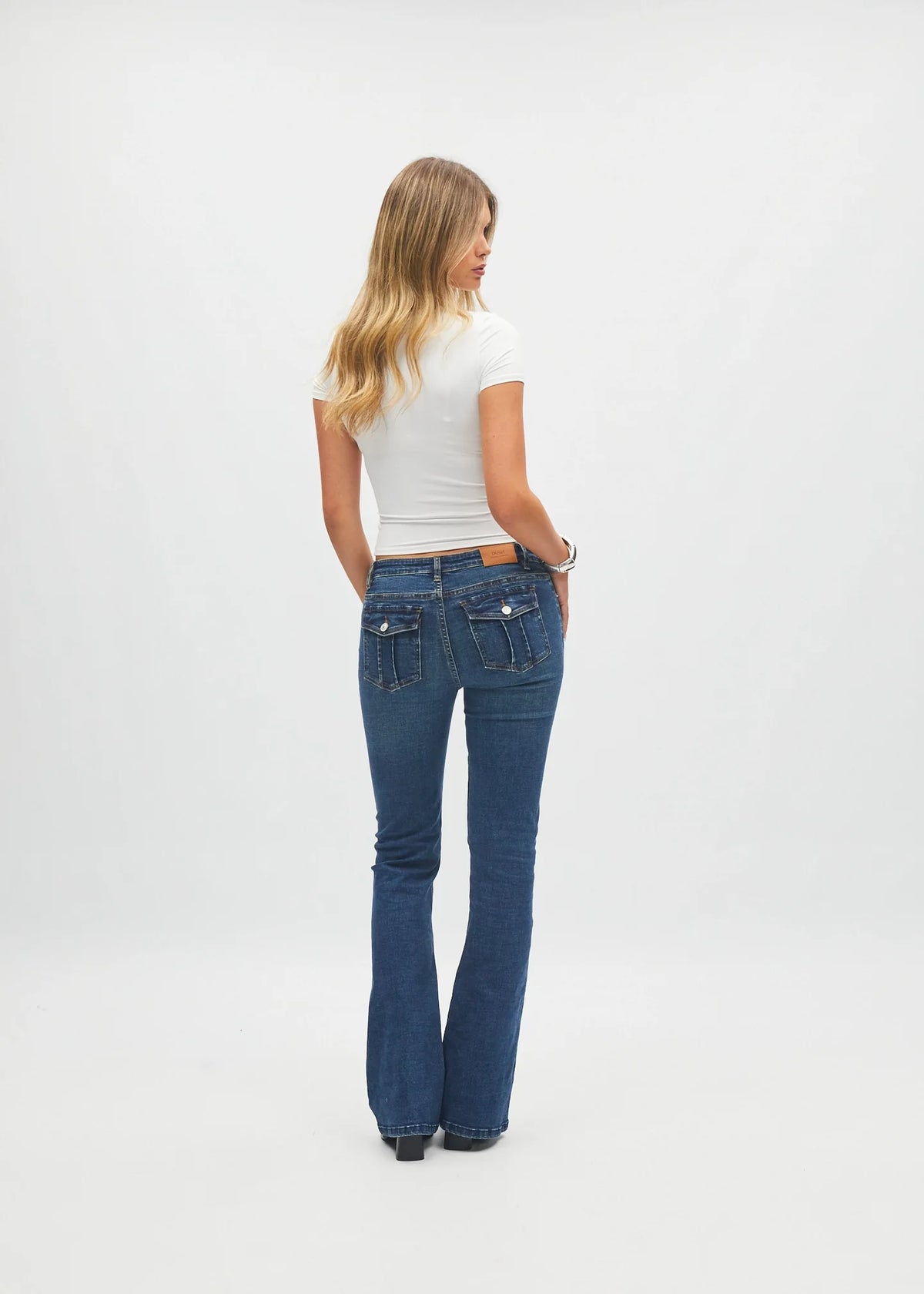 Diesel Victoria LR Flare Denim - Aged Blue