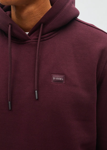 Diesel Julian Hoodie - Deep Burgundy