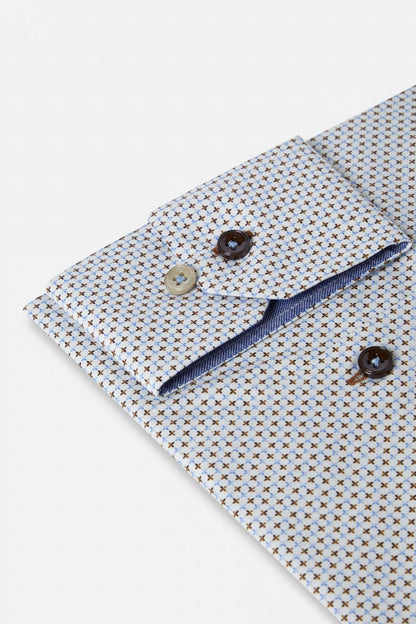 Benetti Kevin Modern Fit Shirt - Coffee