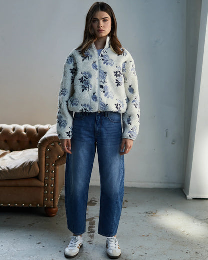 Diesel Yvette Barrel Jean - Blue