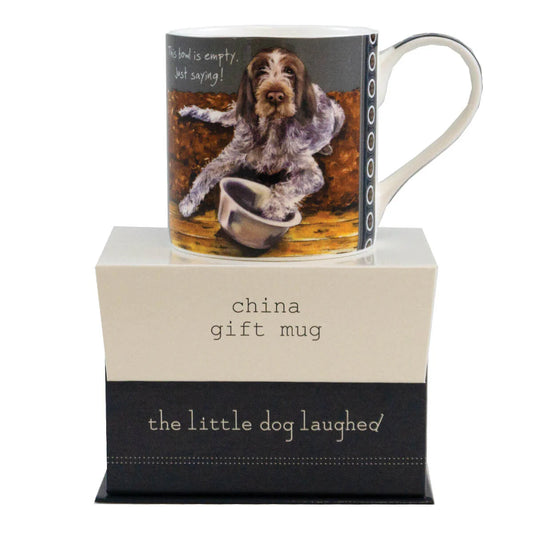 Little Dog Laughed Mug & Box - Empty Bowl