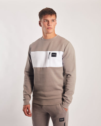 Diesel Leopold Sweatshirt - Cyber Grey