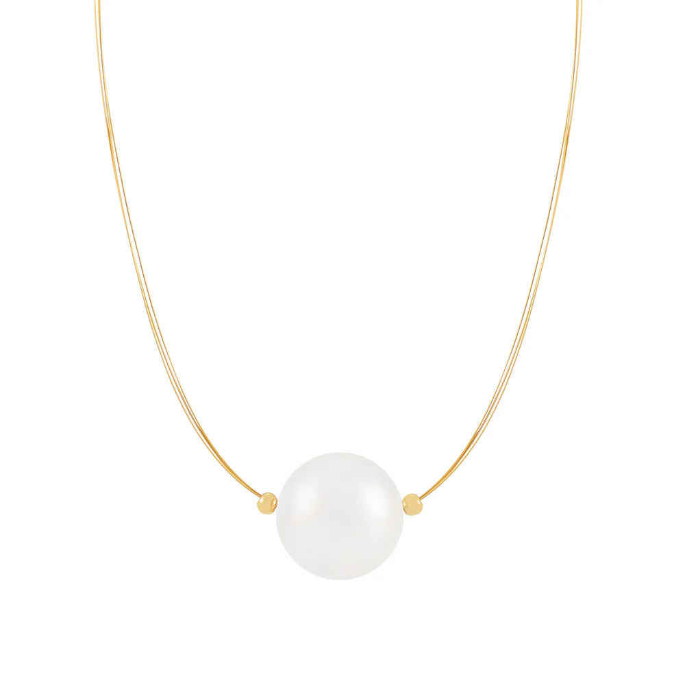 Knight & Day Large Pearl Necklace