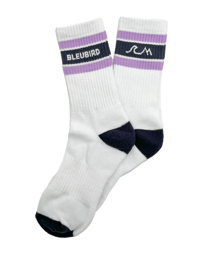 Bleubird Crew Socks - Lavender