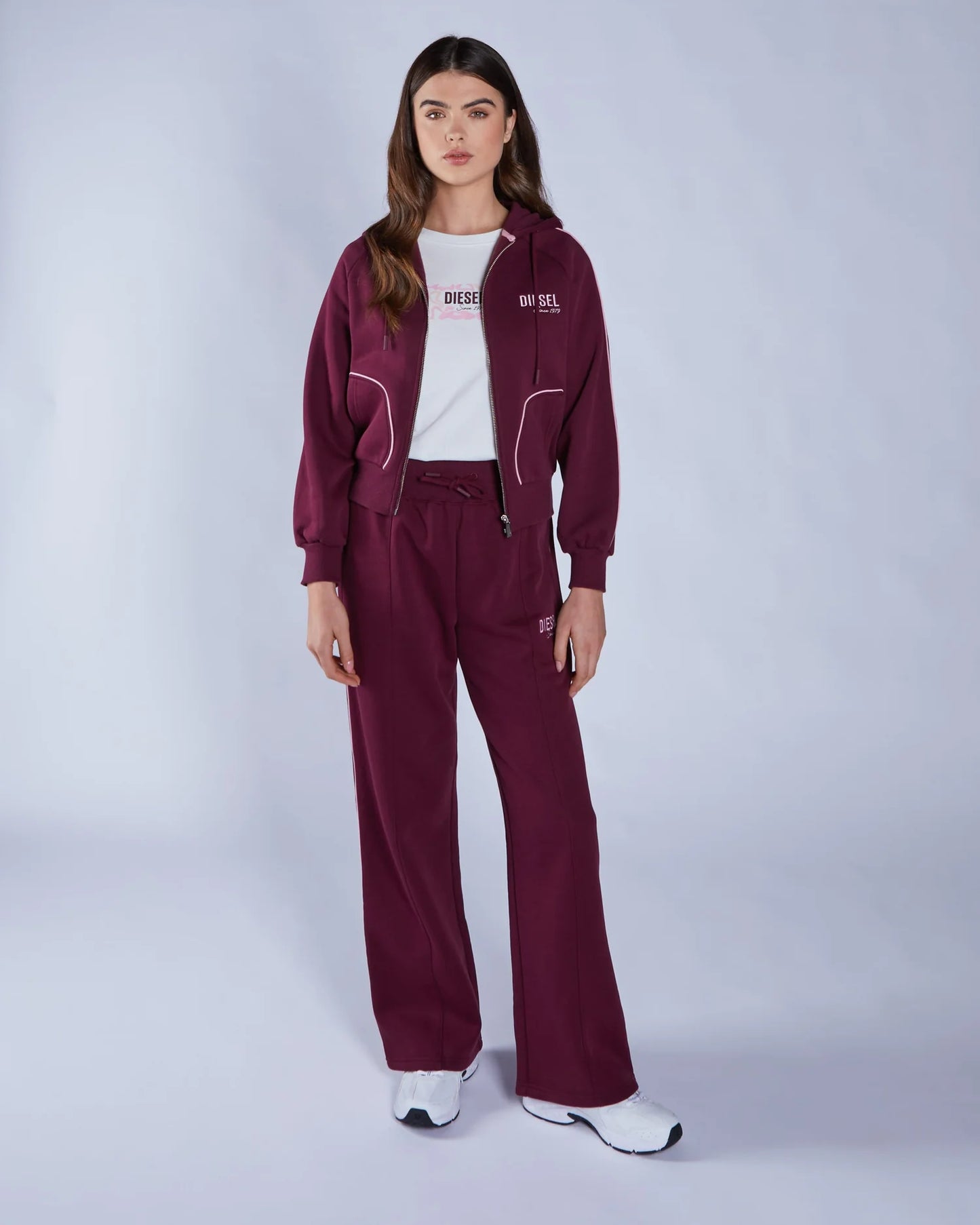 Women wearing tracksuit