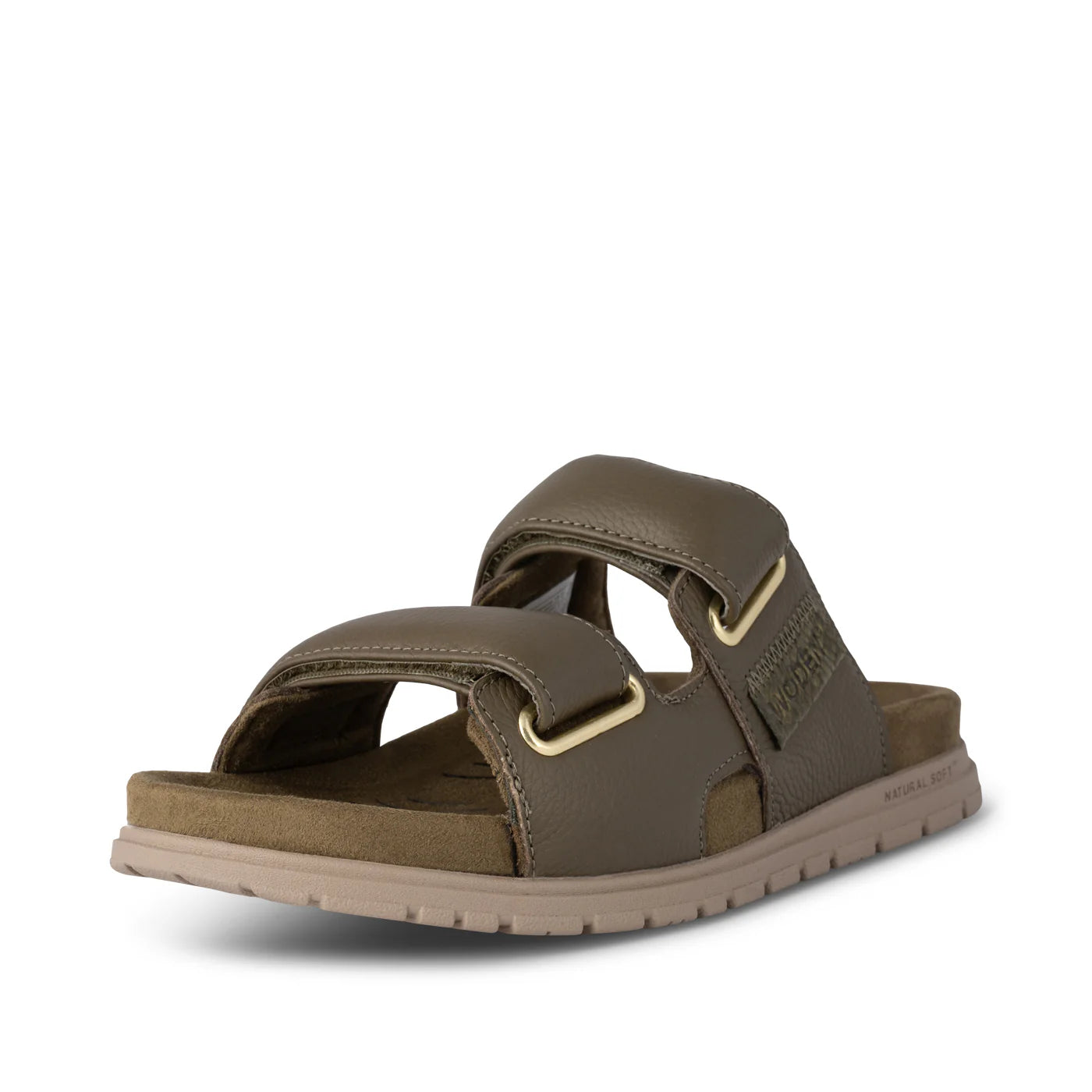 Widen Lisa Leather Sandal - Dark Olive