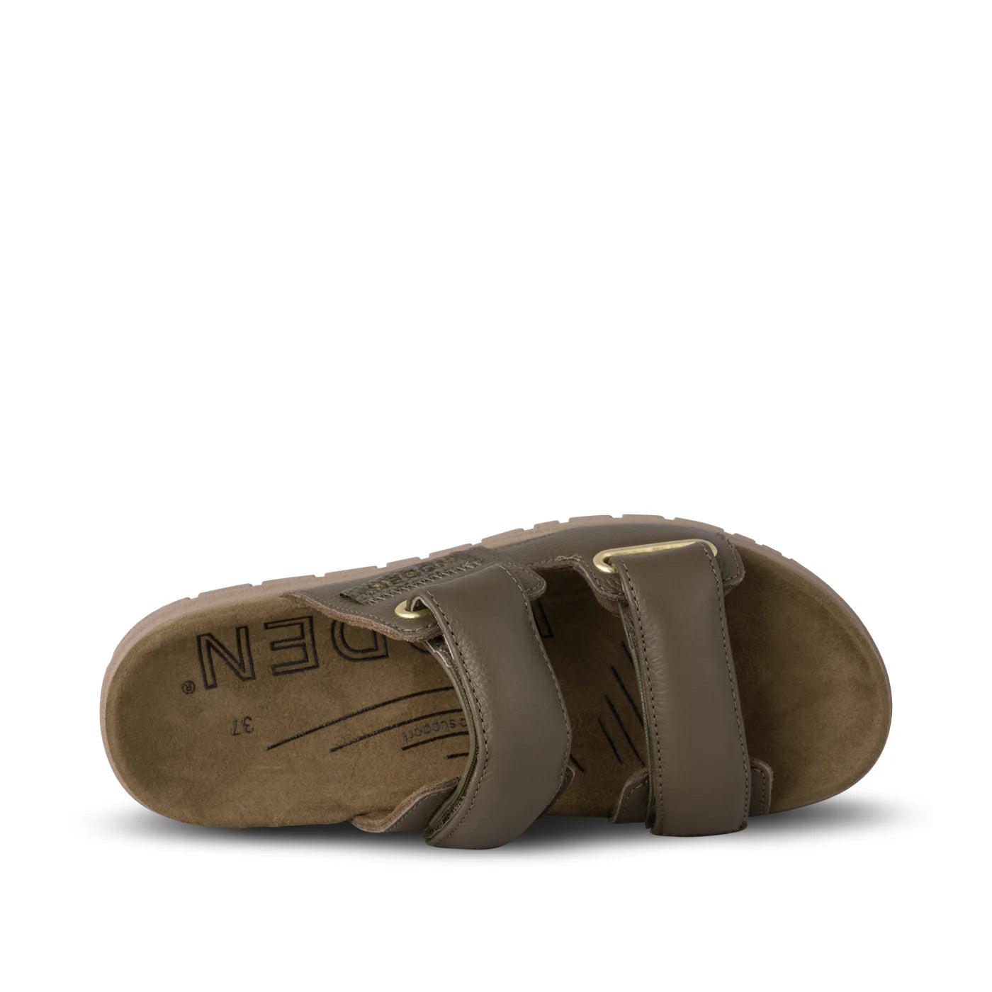 Widen Lisa Leather Sandal - Dark Olive