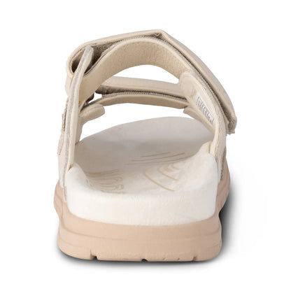 Woden Lisa Leather Sandal - Cream